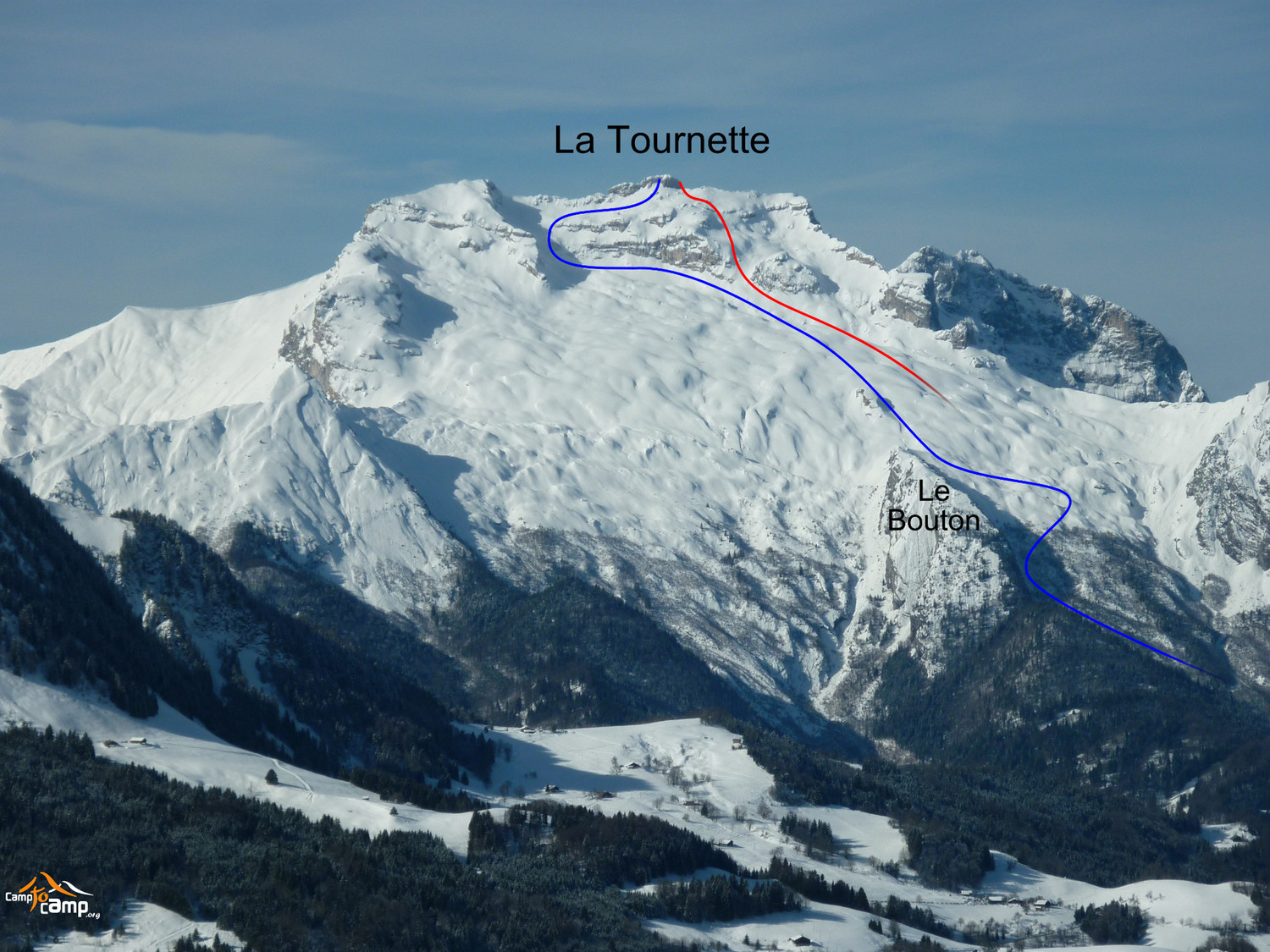 Topo : La Tournette, versant NE