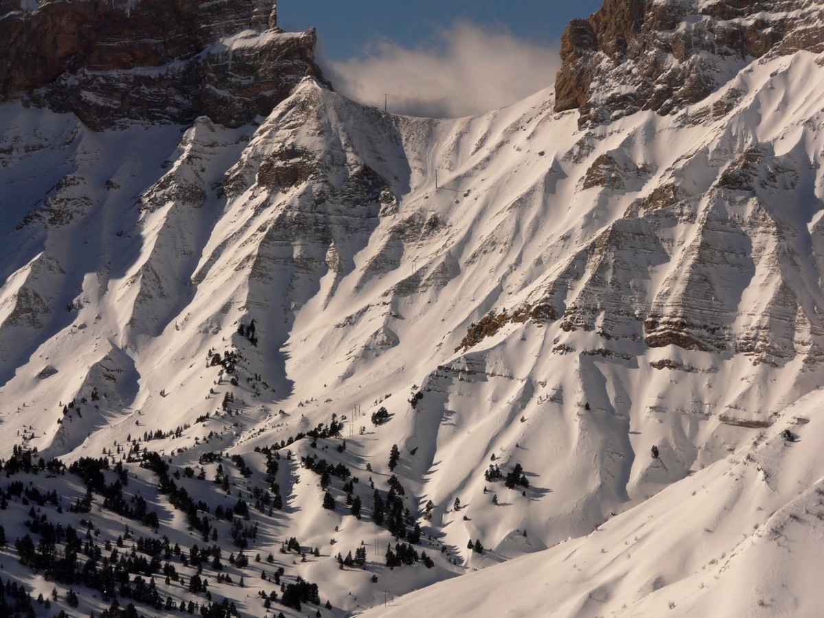 Col de Corps - Face E (couloirs)