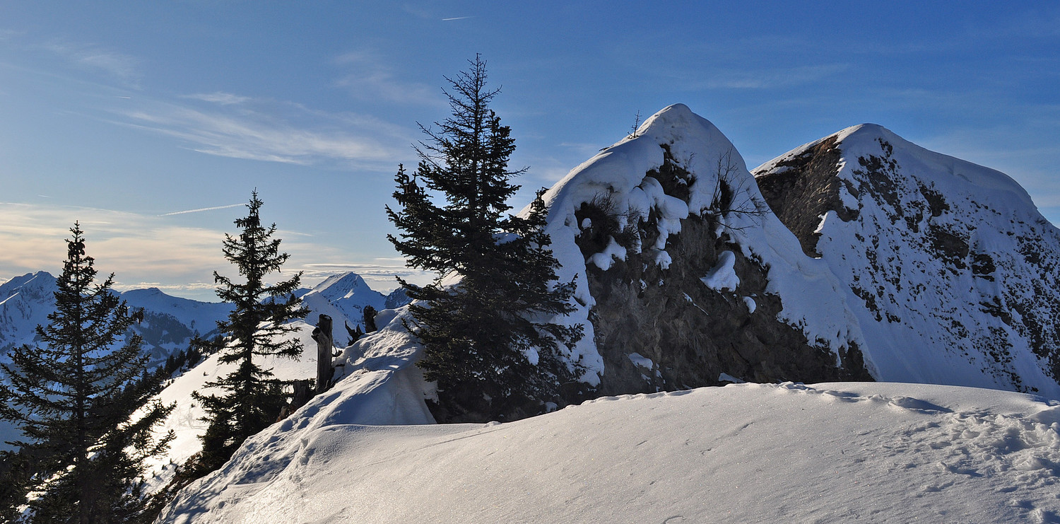 Sous le sommet des Millets (arête SE)