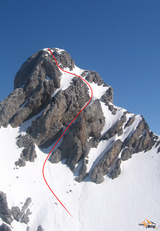 Topo : Pointe Percée, Cheminées de Sallanches