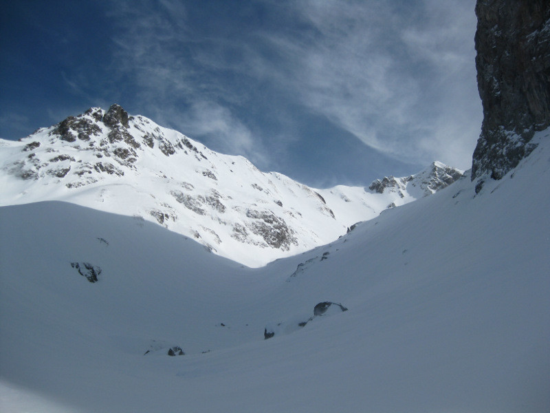 En montant au lac du Loup