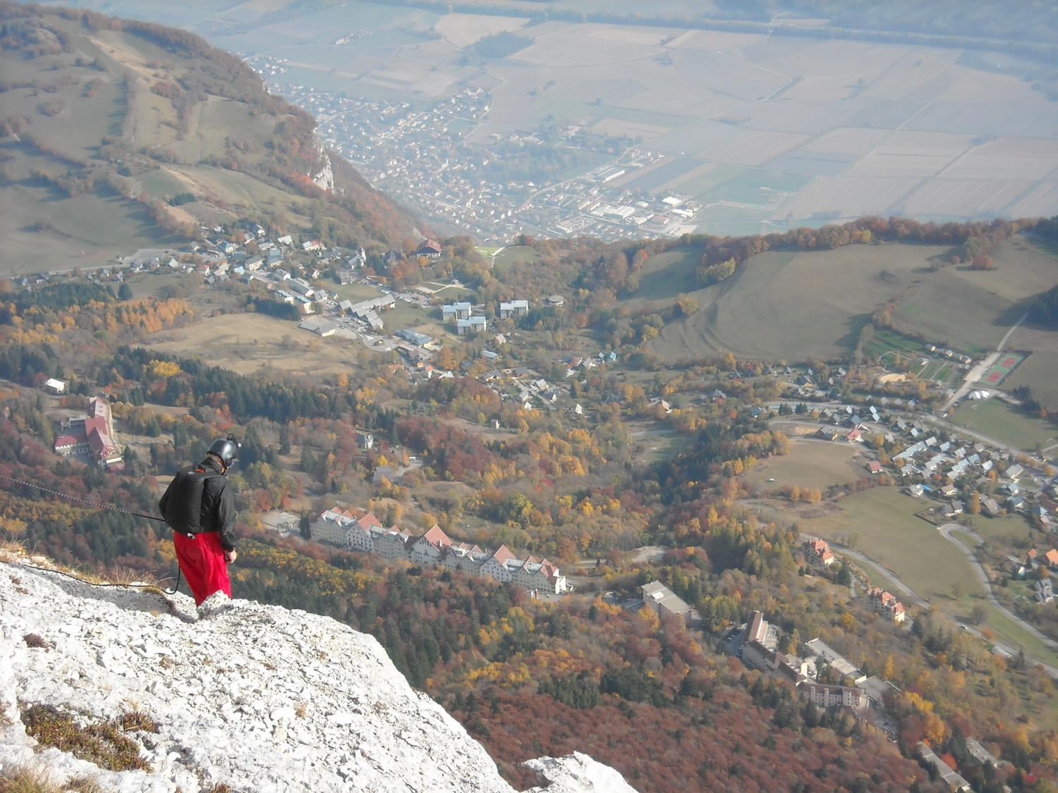 Base jump au sommet