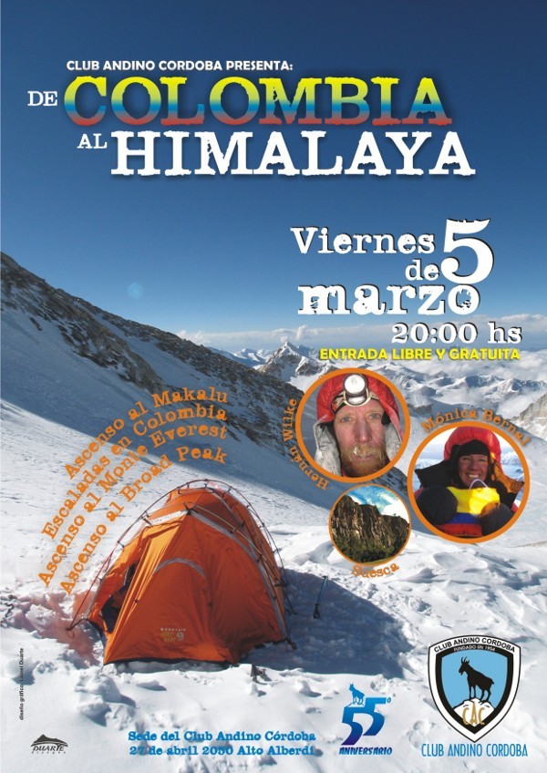 Proyección el 05/03/10 : de Colombia al Himalaya