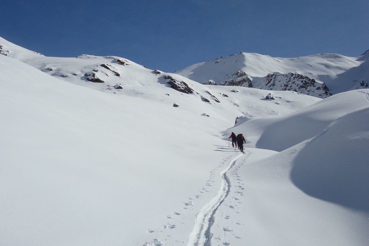 Trace dans le secteur Plan Levri...