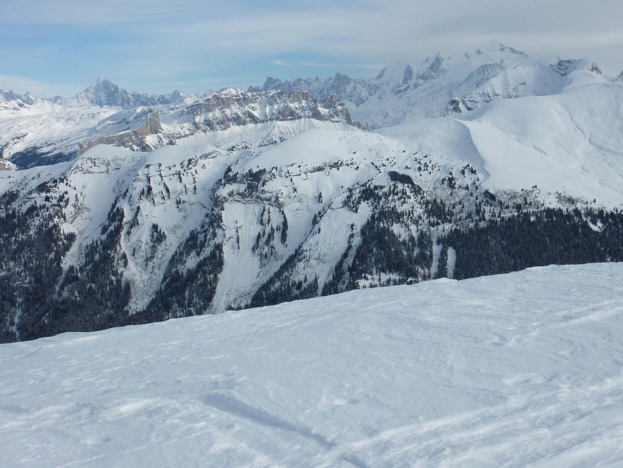 Sommet Petit Bargy vue sur Mery