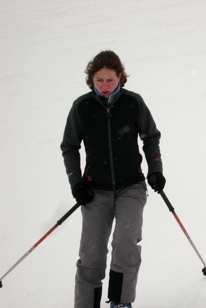 Pas chaud sous le col, foehn et brouillard à 2700m