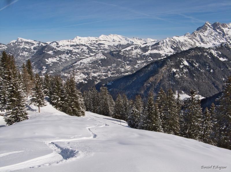 Descente sous le sommet