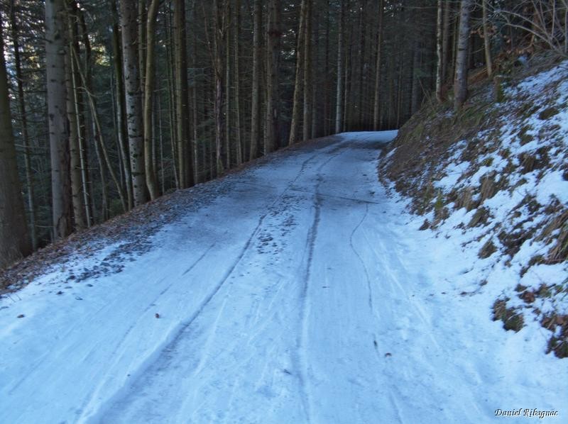 Pas terrible la descente sur la route !