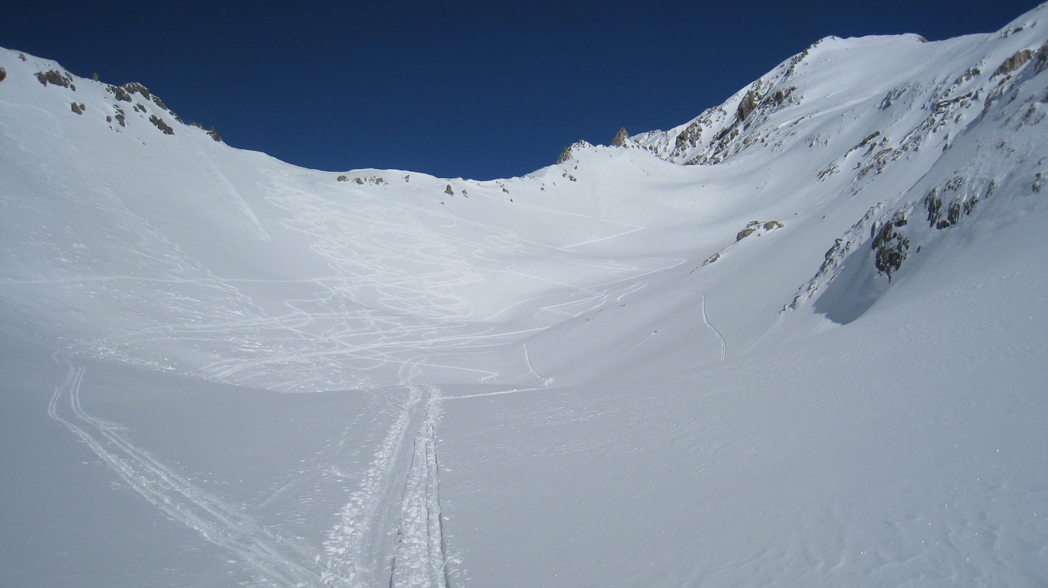 Le Col Tronchet, pente sommitale