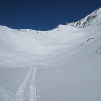 Le Col Tronchet, pente sommitale