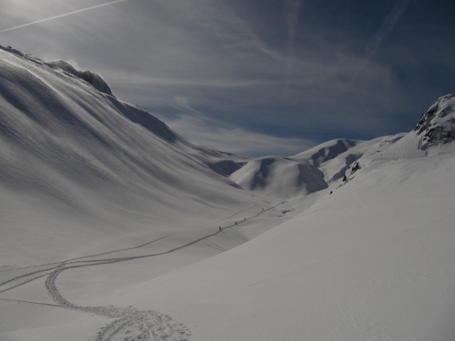 En direction du col du Sallestet