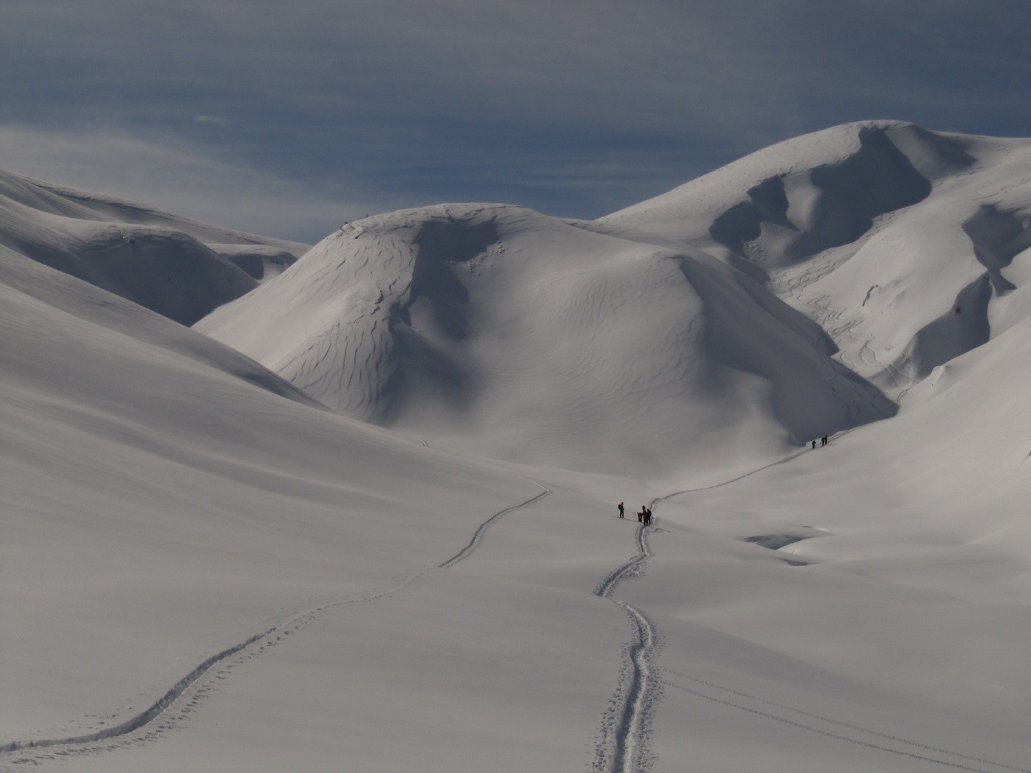 En direction du col du Sallestet