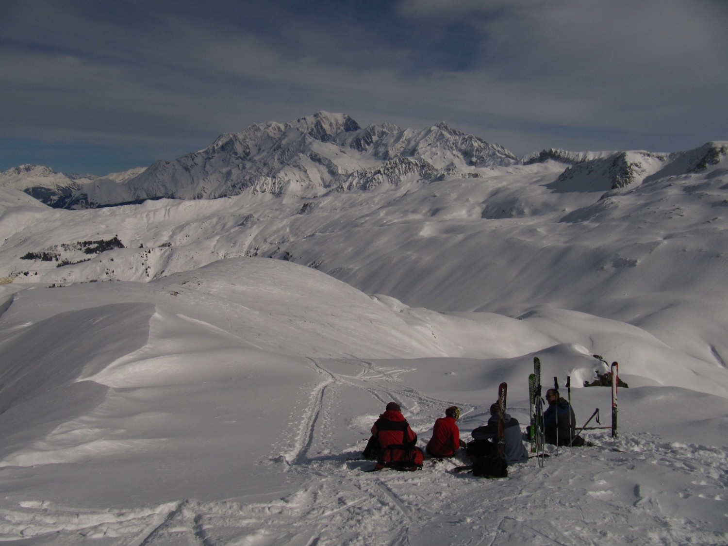 Sommet de la montagne d'Outray