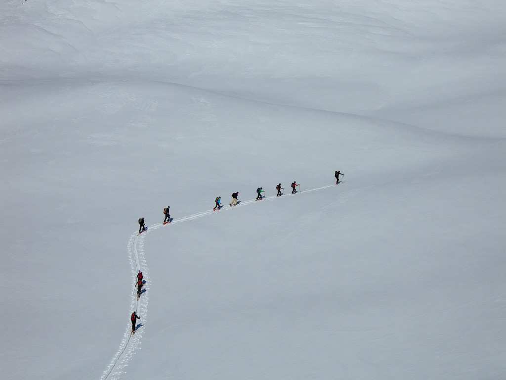 Dans le secteur Oberi Alp