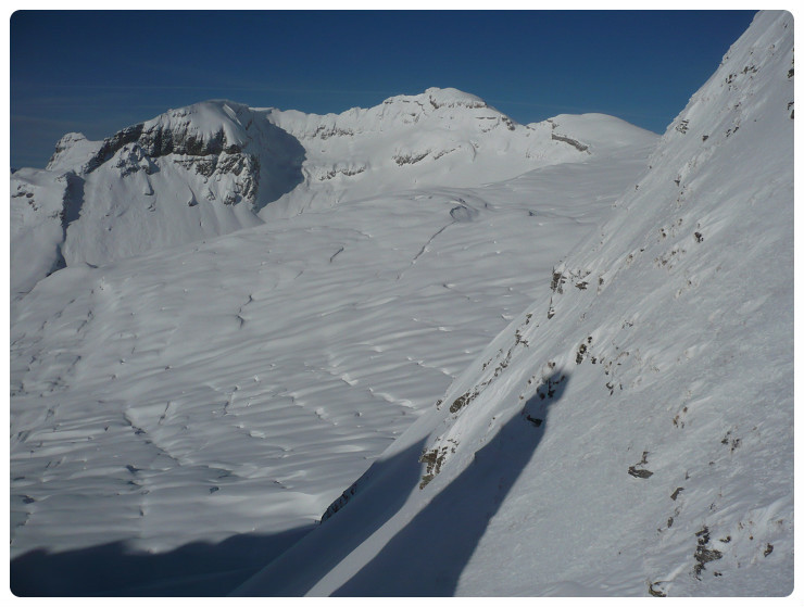 Sautet, Colonney et Lindars depuis le col de la Portette
