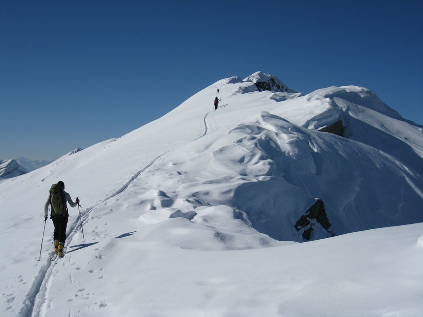 L'arête terminale du Pilone