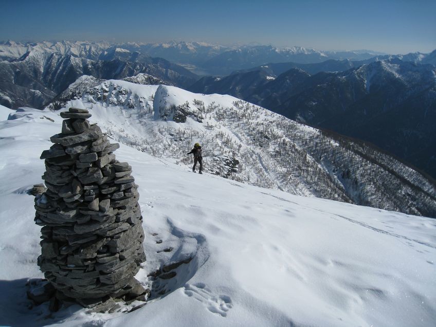 Au sommet du Pilone