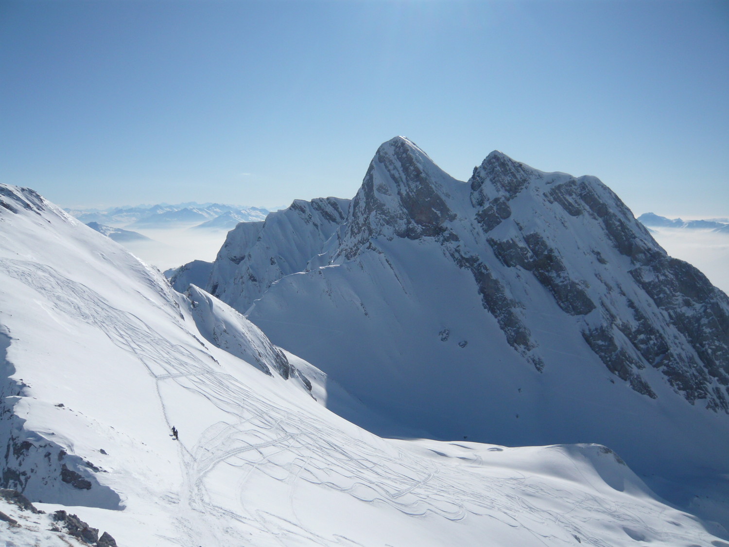 Depuis Pointe de Blonnieres , Combaz.