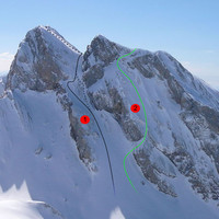 Topo : l'Etale, couloir Combaz et voie Bibollet