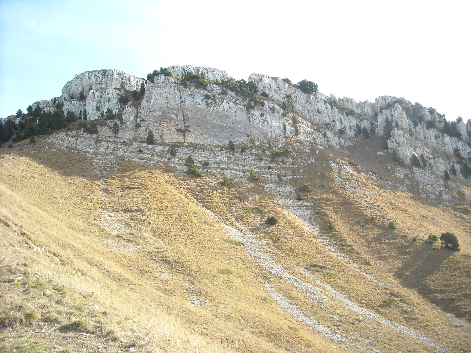 Sommet depuis la descente
