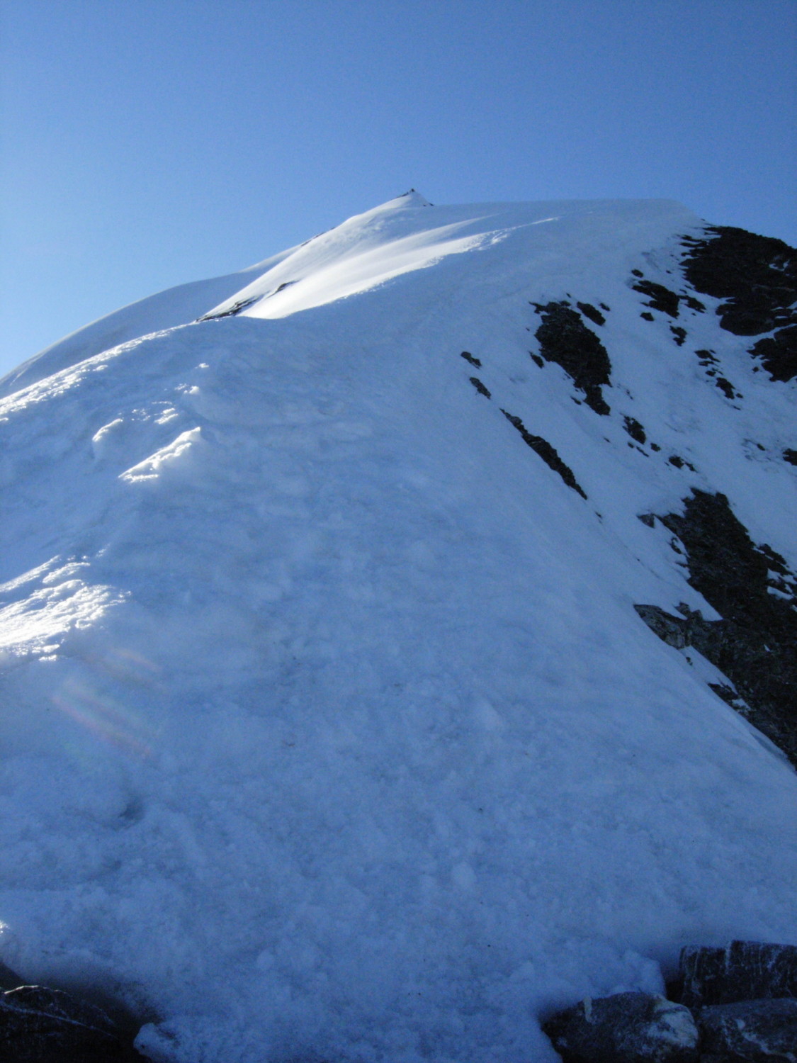 L'arête sommitale