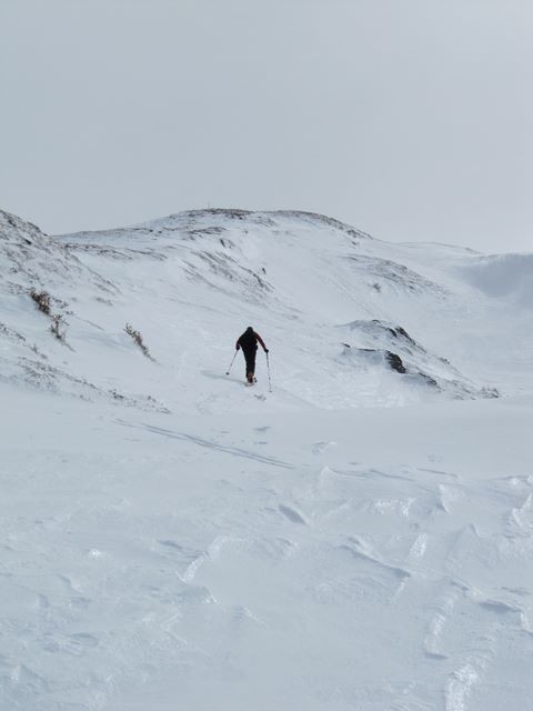 Derniers mètres avant le sommet de Chapotet
