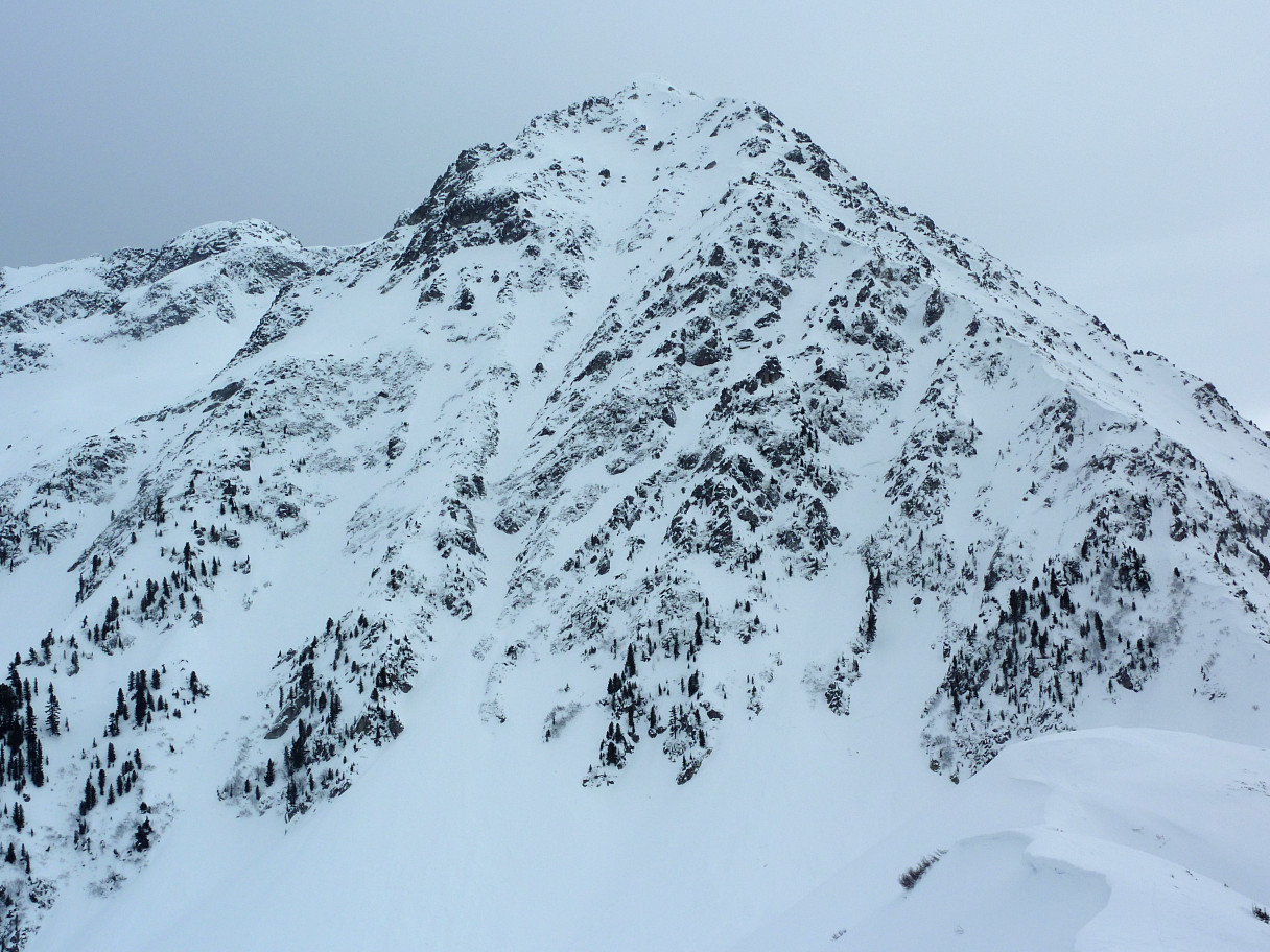 Face et couloir NW des Grands Moulins