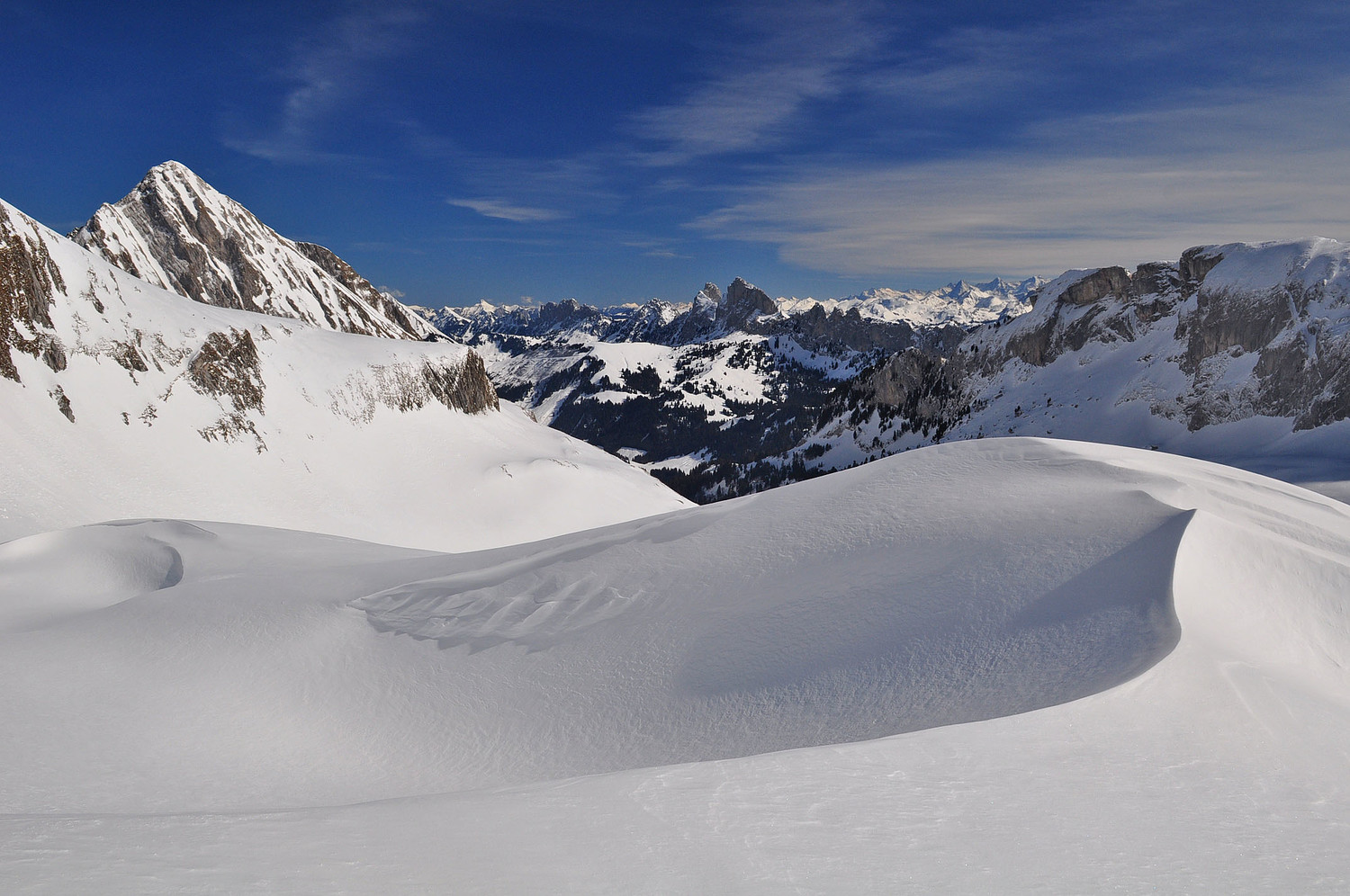 Dent de Brenleire depuis ... les Morteys ...