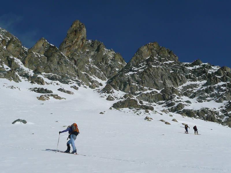 Montée sous le Pelvas