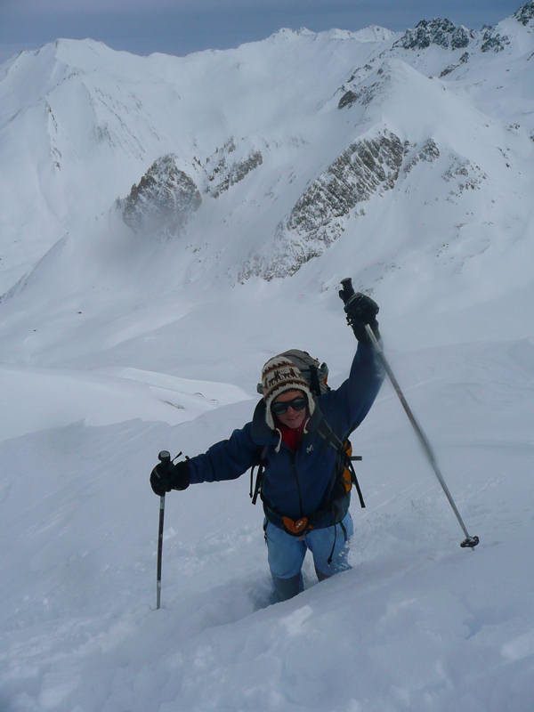 Arrivée au sommet du Longet de Ceillac