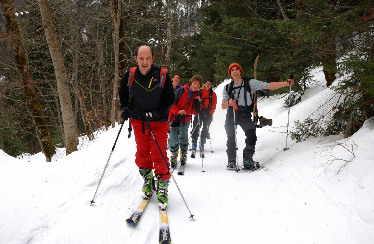 Montée au Habert de Bovinant, vers 1200m