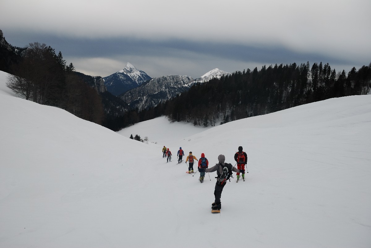 Descente du Col de la Ruchère versant N