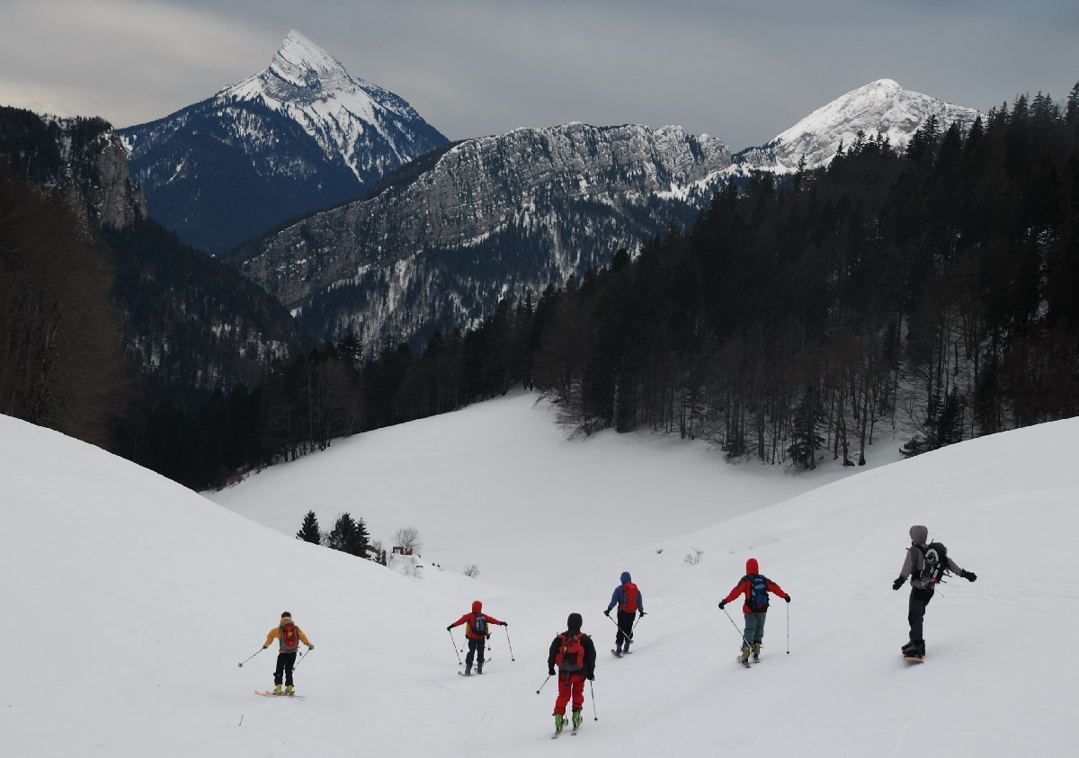 Descente du Col de la Ruchère versant N