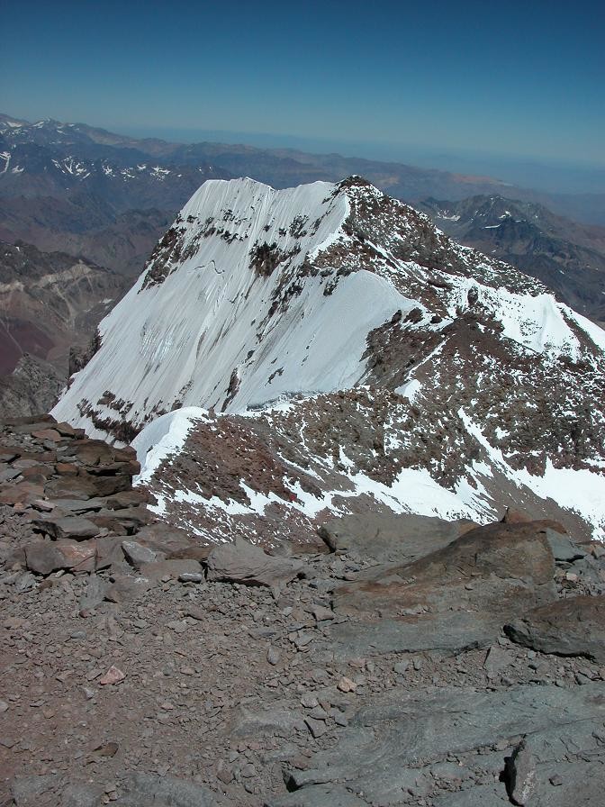 Sommet sud avec la sortie slovène de la face sud