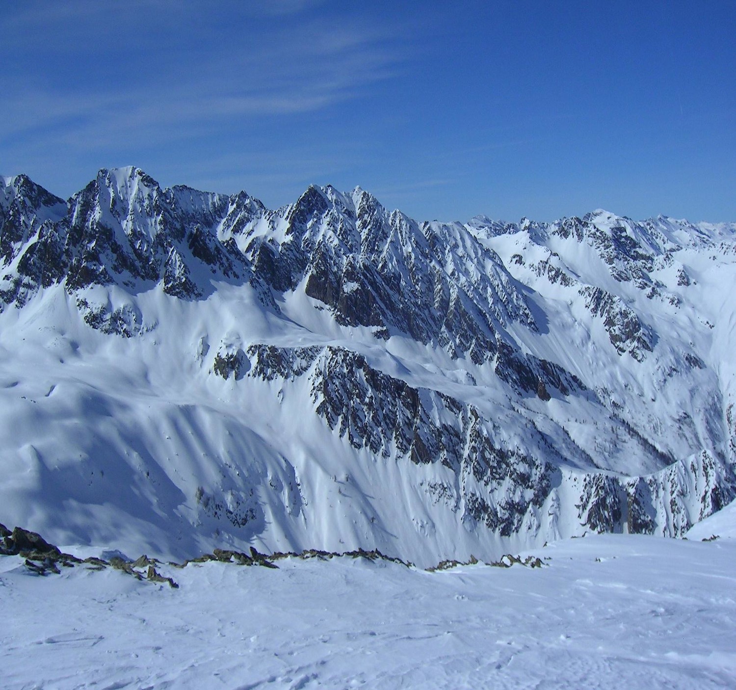 Passo Soprano delle Scolettas depuis Testa Costabella