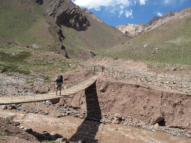 Traversée du Rio Horcones
