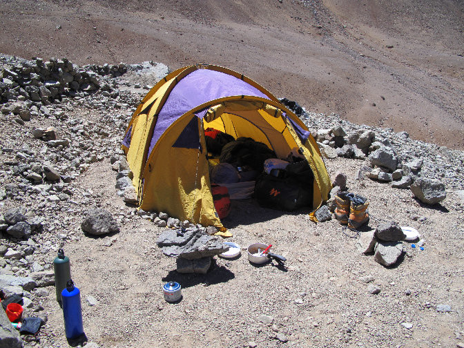 Notre tente au camp de base
