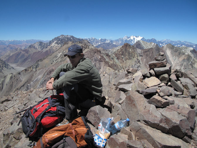 Henri au sommet du Cerro Bonete (5034 m)