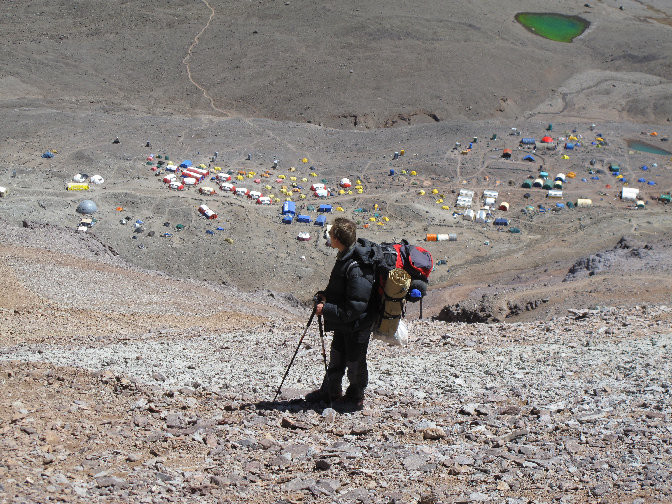 Descente vers le CB