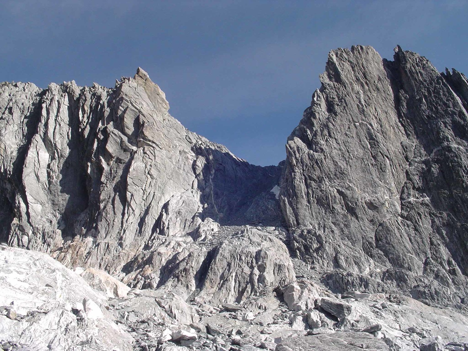 couloir pierreux