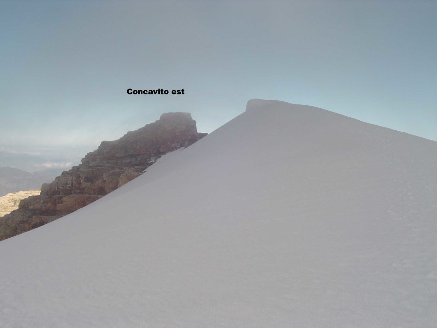 près du sommet