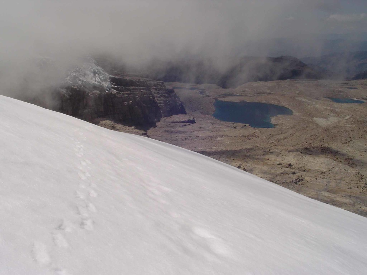 sur le glacier du Toti