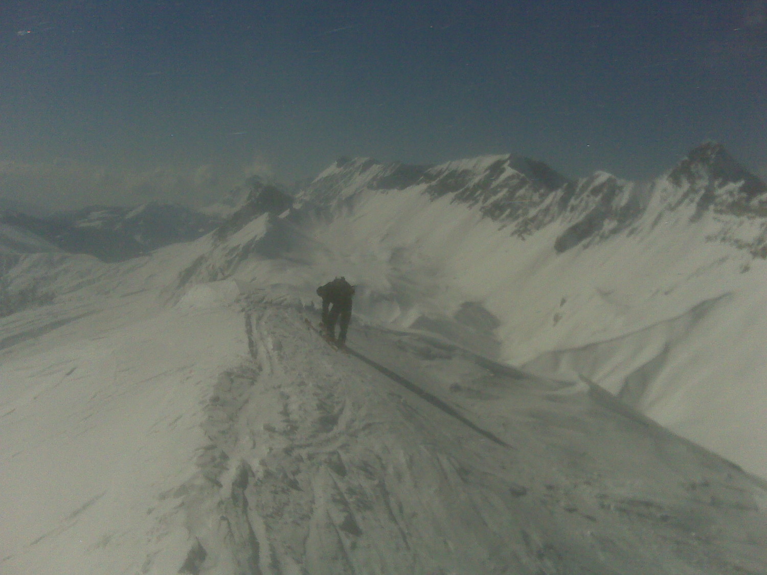Vers la combe des fours, depuis le sommet