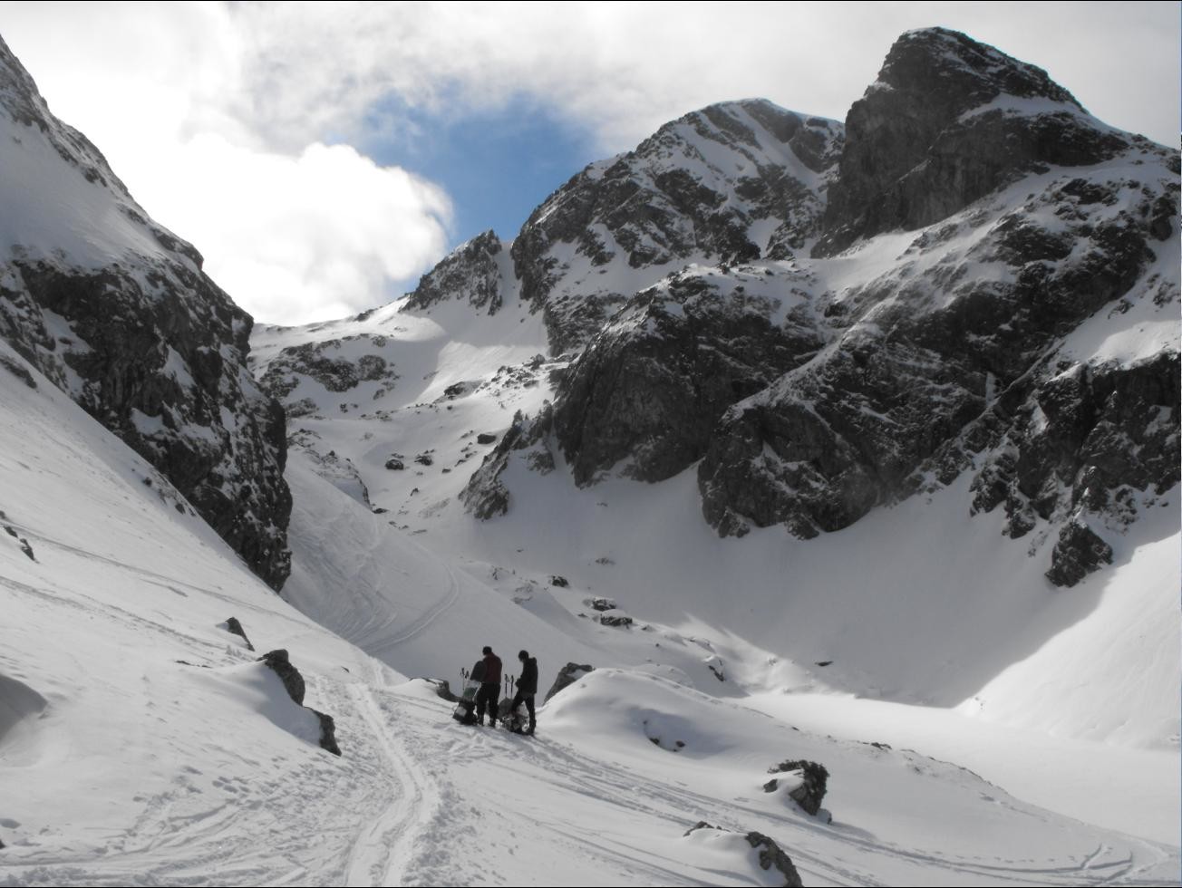 Traversée au dessus du lac du Crozet