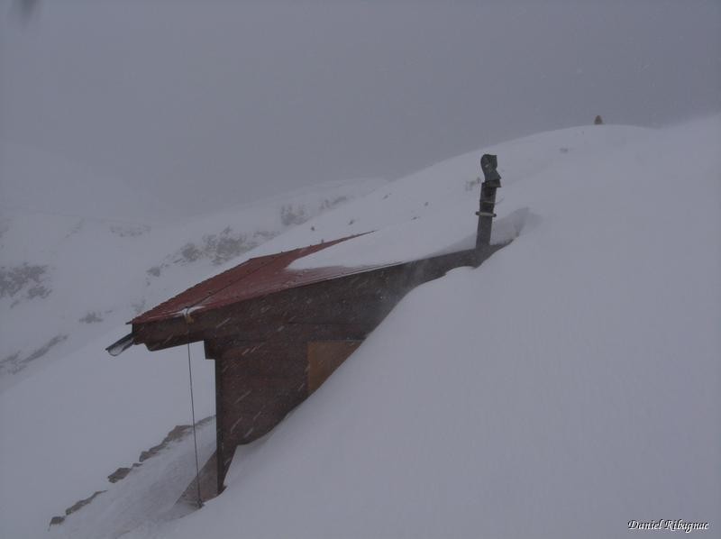 Le refuge du ski-club de Choëx