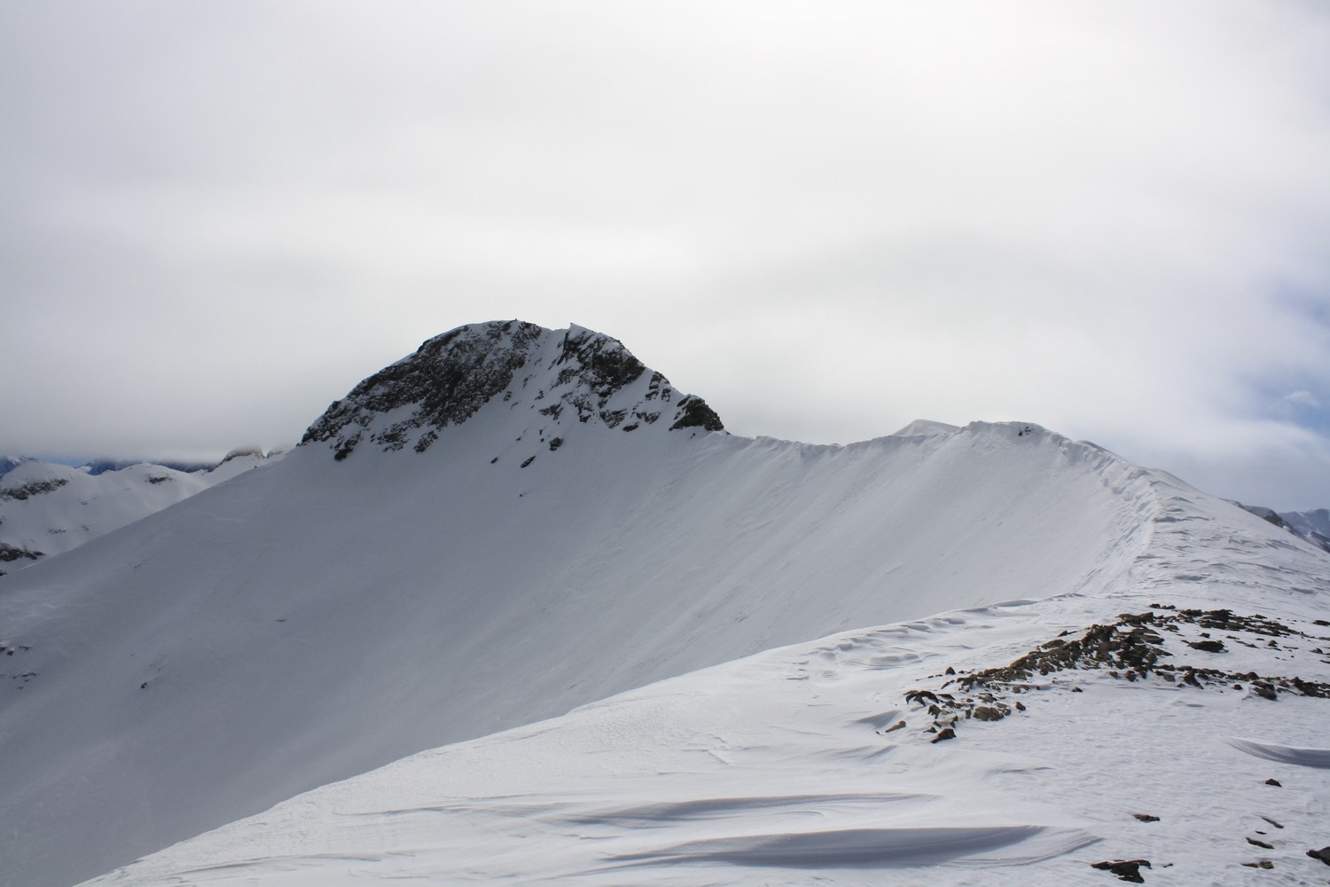 Le Pic du Col d'Ornon vu du Grand Renaud