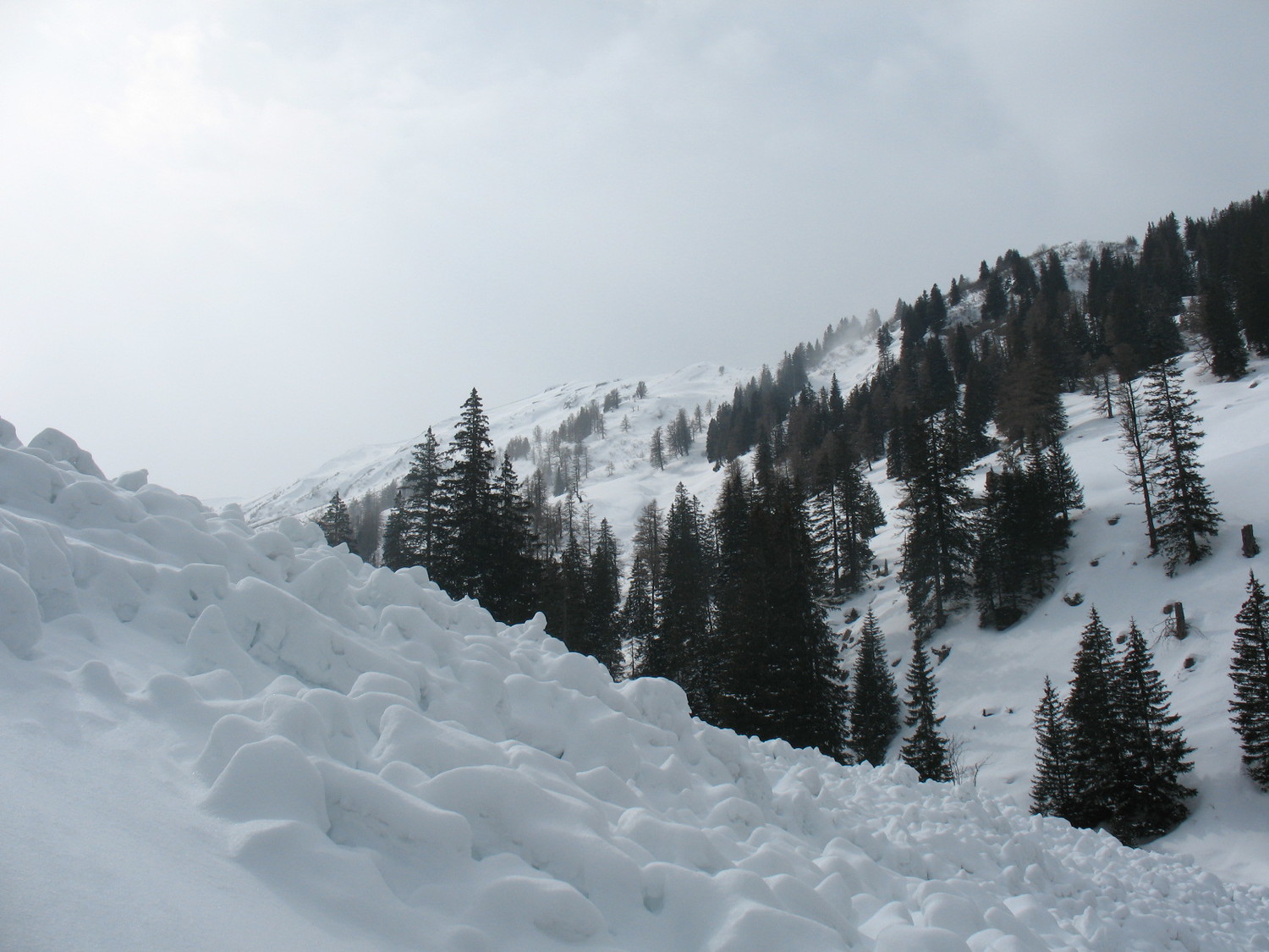 La Croix de javerne, sous les chalets de javerne