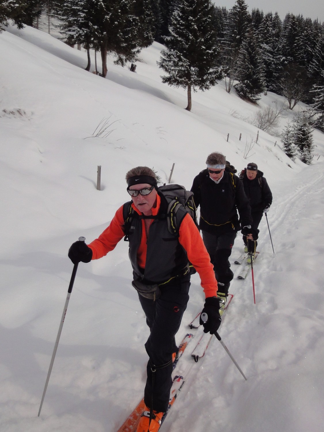 Montée au Col de la Plagne