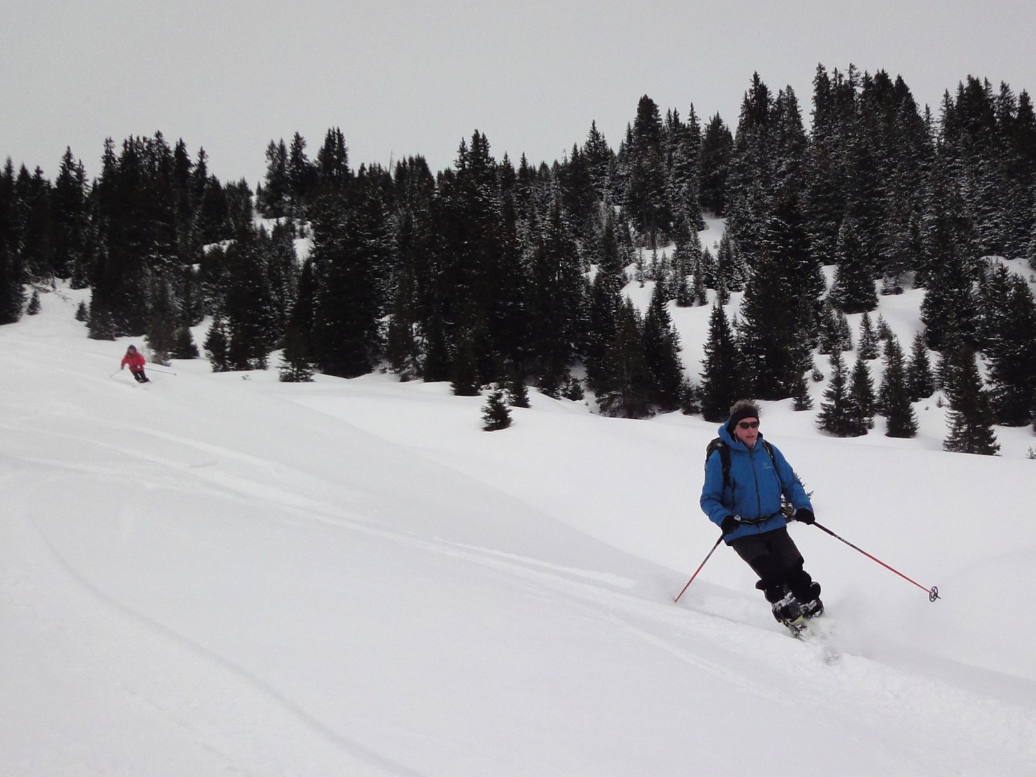 Descente de la Pointe de Lachaux