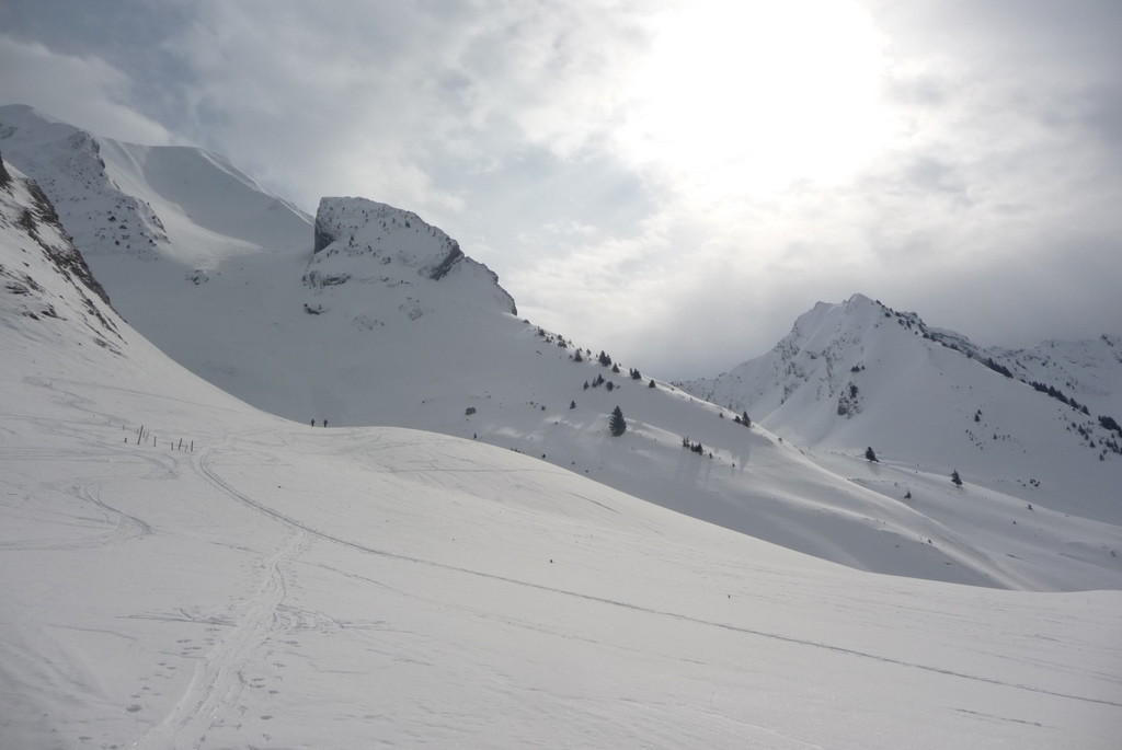 A la base du col de la Porthets